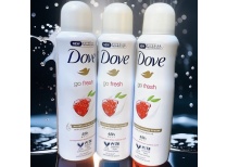Xịt Khử Mùi Dove 48H Go Fesh Cucumber 150ml