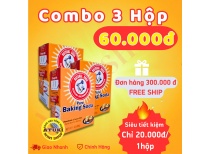 Combo 3 Hộp Baking Soda Đa Năng – Giá Tiết Kiệm Chỉ 60.000đ