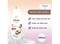 Sữa Tắm Dove Purely Pampering Shea Butter & Warm Vanilla Body Wash 500ml