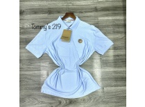 Áo Thun Cotton Burberry Xanh 