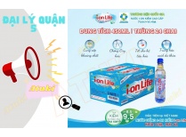Nước uống kiềm lonLife Alkaline 450ml thùng 24 chai chứa các vi khoáng công nghệ Nhật Bản