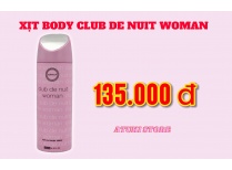 XỊT BODY CLUB DE NUIT WOMAN