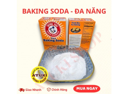 Combo 3 Hộp Baking Soda Đa Năng – Giá Tiết Kiệm Chỉ 60.000đ