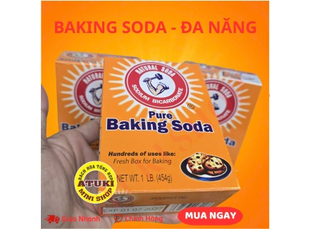 Combo 3 Hộp Baking Soda Đa Năng – Giá Tiết Kiệm Chỉ 60.000đ