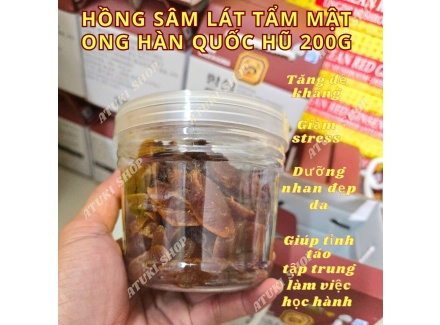 Hồng Sâm Lát Tẩm Mật Ong Hàn Quốc – Bổ Dưỡng, Dễ Dùng, Tốt Cho Sức Khỏe