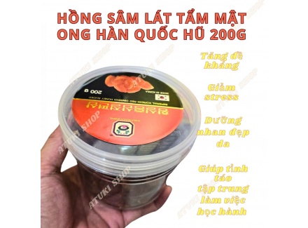 Hồng Sâm Lát Tẩm Mật Ong Hàn Quốc – Bổ Dưỡng, Dễ Dùng, Tốt Cho Sức Khỏe