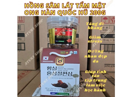 Hồng Sâm Lát Tẩm Mật Ong Hàn Quốc – Bổ Dưỡng, Dễ Dùng, Tốt Cho Sức Khỏe