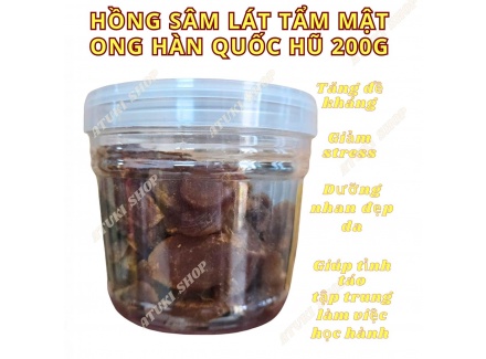 Hồng Sâm Lát Tẩm Mật Ong Hàn Quốc – Bổ Dưỡng, Dễ Dùng, Tốt Cho Sức Khỏe